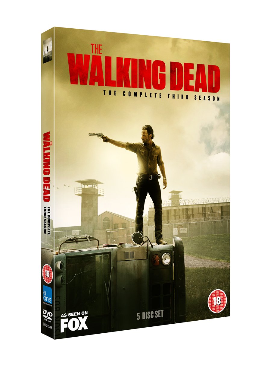The Walking Dead Season 3 DVD - Complete TV Show Series | Horror Zombie Apocalypse Drama | Perfect for Home Entertainment & Collector's Edition