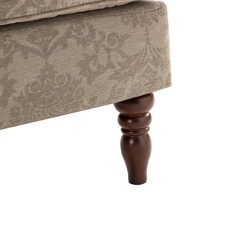 Premium Centaurs Upholstered Armchair - Modern Accent Chair with Soft Fabric & Sturdy Wooden Legs for Living Room, Bedroom, or Office Decor
