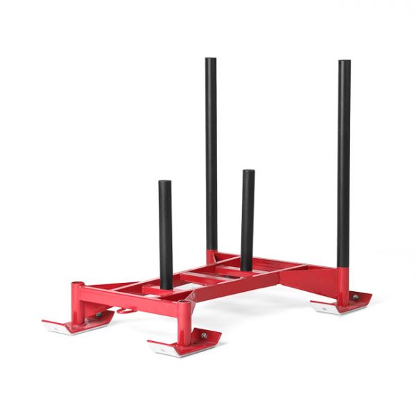 Professional Heavy-Duty Power Sled - Red Training Sled for Football, Strength & Conditioning Workouts | Perfect for Athletes, CrossFit & Gym Training