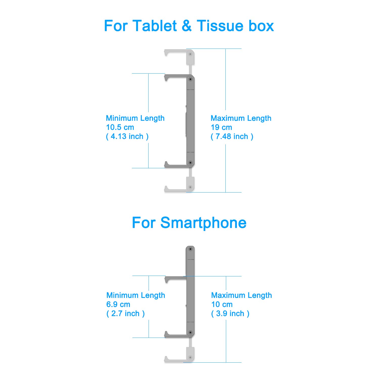 Universal Kitchen Wall Mount Holder for iPad Air/Mini/Pro 10.5
