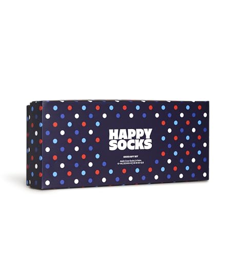 Multi Dots Gift Box 4-pack - Blue, Red and White