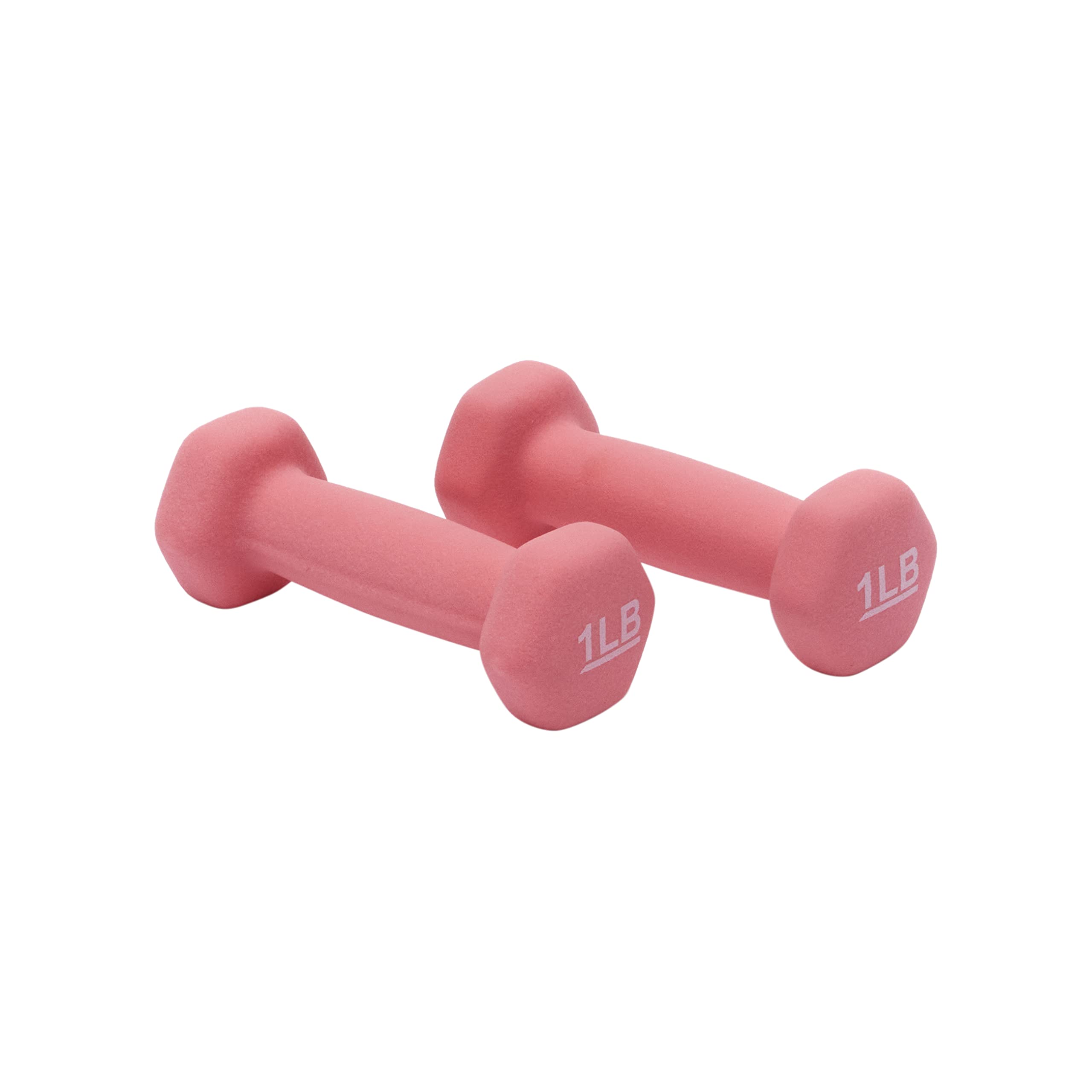 Amazon Basics Neoprene Dumbbell Hand Weights - 3lb, 5lb, 8lb Set for Home Gym, Strength Training & Fitness Workouts | Non-Slip Grip for Yoga, Pilates & Cardio Exercises