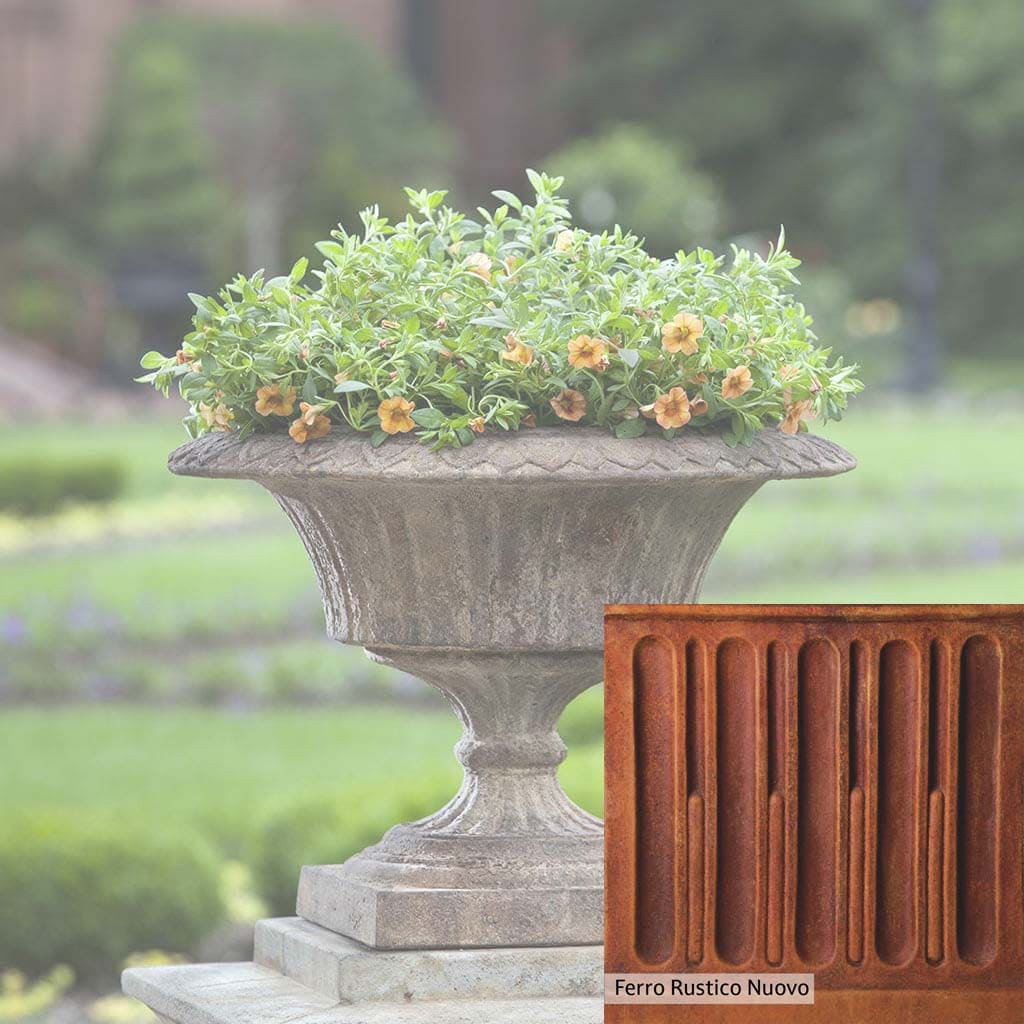 Campania International Smithsonian Fluted Valentine Urn - Elegant Garden Decor for Valentine's Day, Weddings & Home Accents