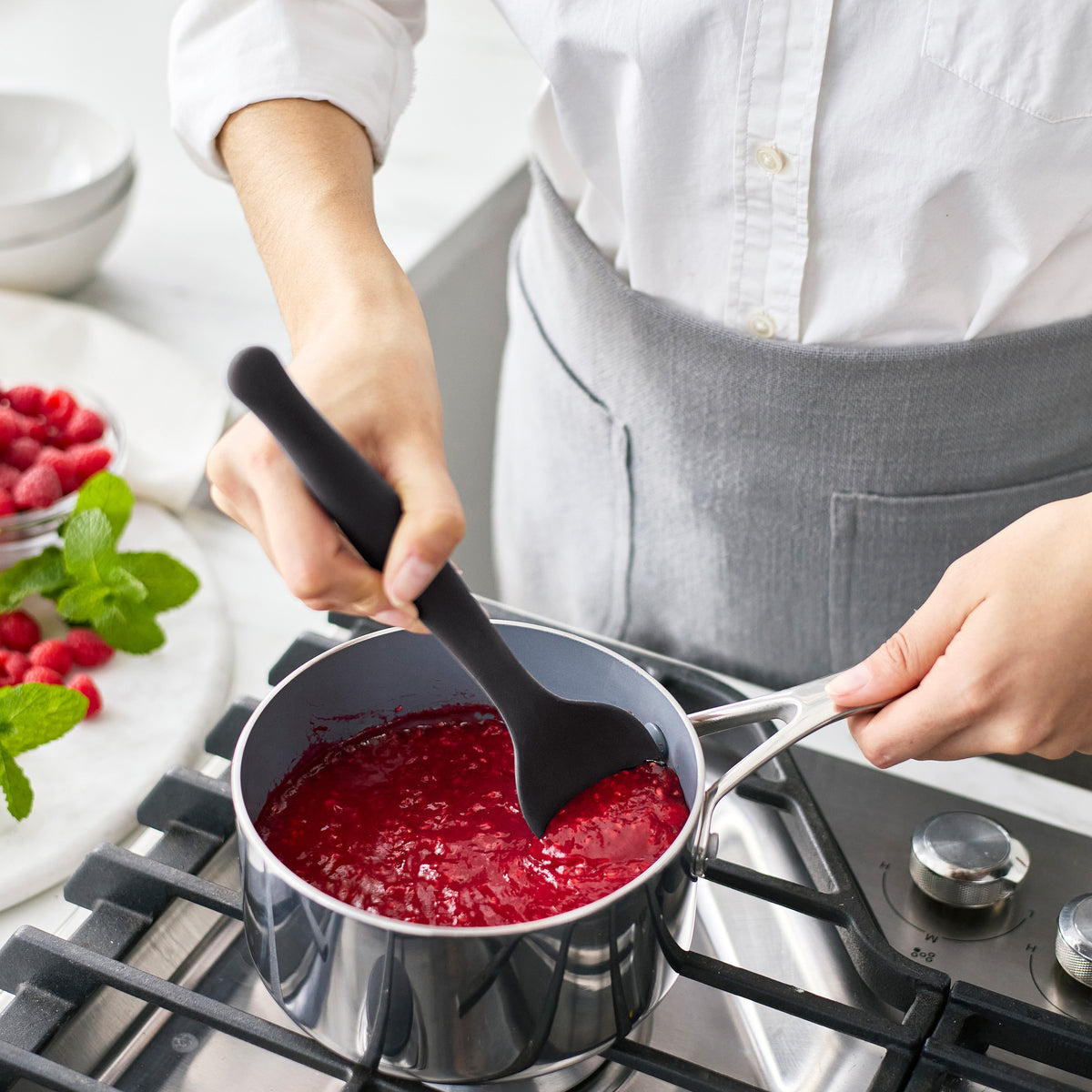 Premium Black Silicone Tasting Spoon - Heat Resistant & BPA Free - Perfect for Cooking, Baking, Wine Tasting & Food Sampling