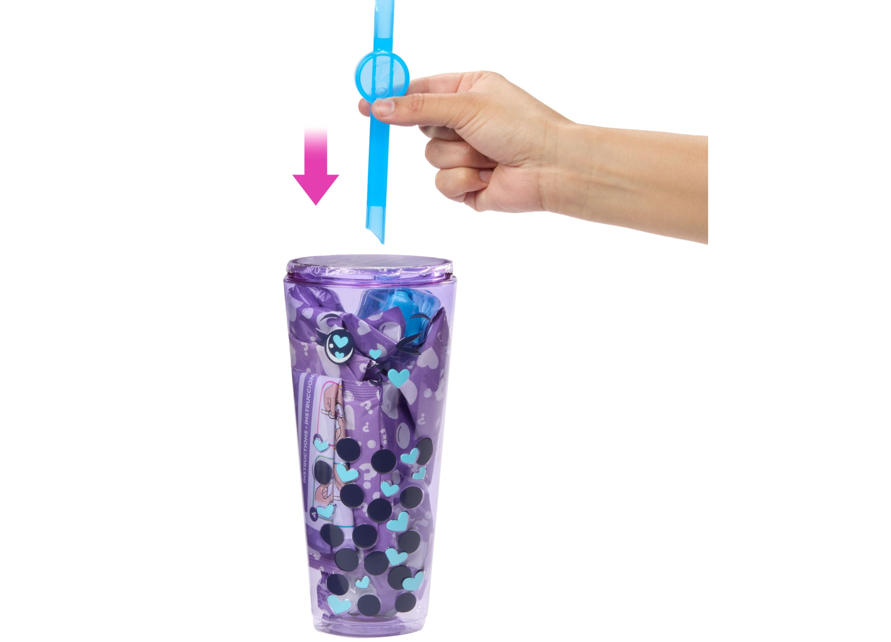 Barbie Pop Reveal Bubble Tea Taro Milk Scented Doll & Accessories Set - Perfect for Collectors, Gift Giving & Pretend Play Scenes