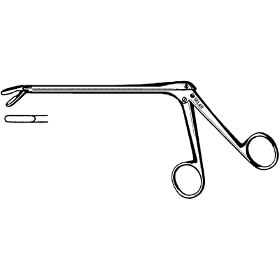 Cushing Intervertebral Disc Rongeur 5 - Premium Surgical Instrument for Spinal Surgery | Ideal for Neurosurgery, Orthopedic Procedures & Disc Removal