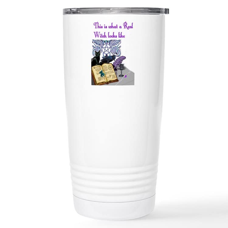 Witches' Pride 20oz Insulated Stainless Steel Travel Mug - Double-Walled Coffee Tumbler for Hot & Cold Drinks - Perfect for Halloween, Witch-Themed Parties & Everyday Use