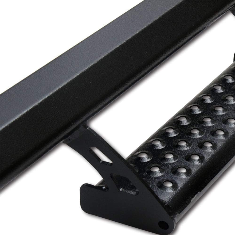 2005-2023 Toyota Tacoma Access Cab Black Steel Running Boards - OE Style Side Steps for Enhanced Entry & Off-Road Protection
