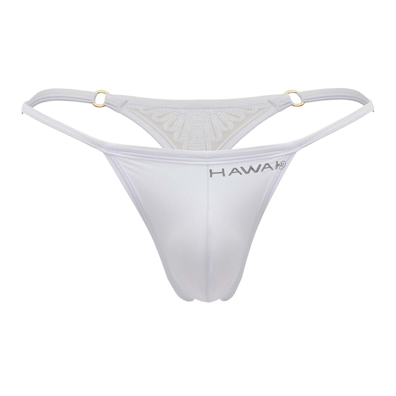 Hawai Microfiber G-String Thong Underwear for Women - Comfortable Seamless White Panties (Style 42317) | Perfect for Yoga, Workout & Everyday Wear