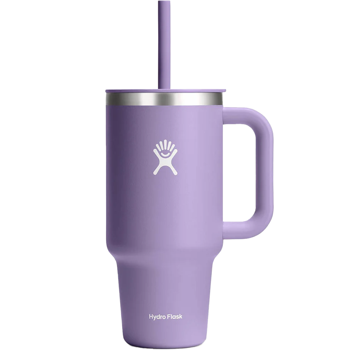 32 oz Insulated Stainless Steel Travel Tumbler with Lid & Straw - Leakproof Vacuum Flask for Hot & Cold Drinks - Perfect for Commuting, Camping, Hiking & Outdoor Adventures