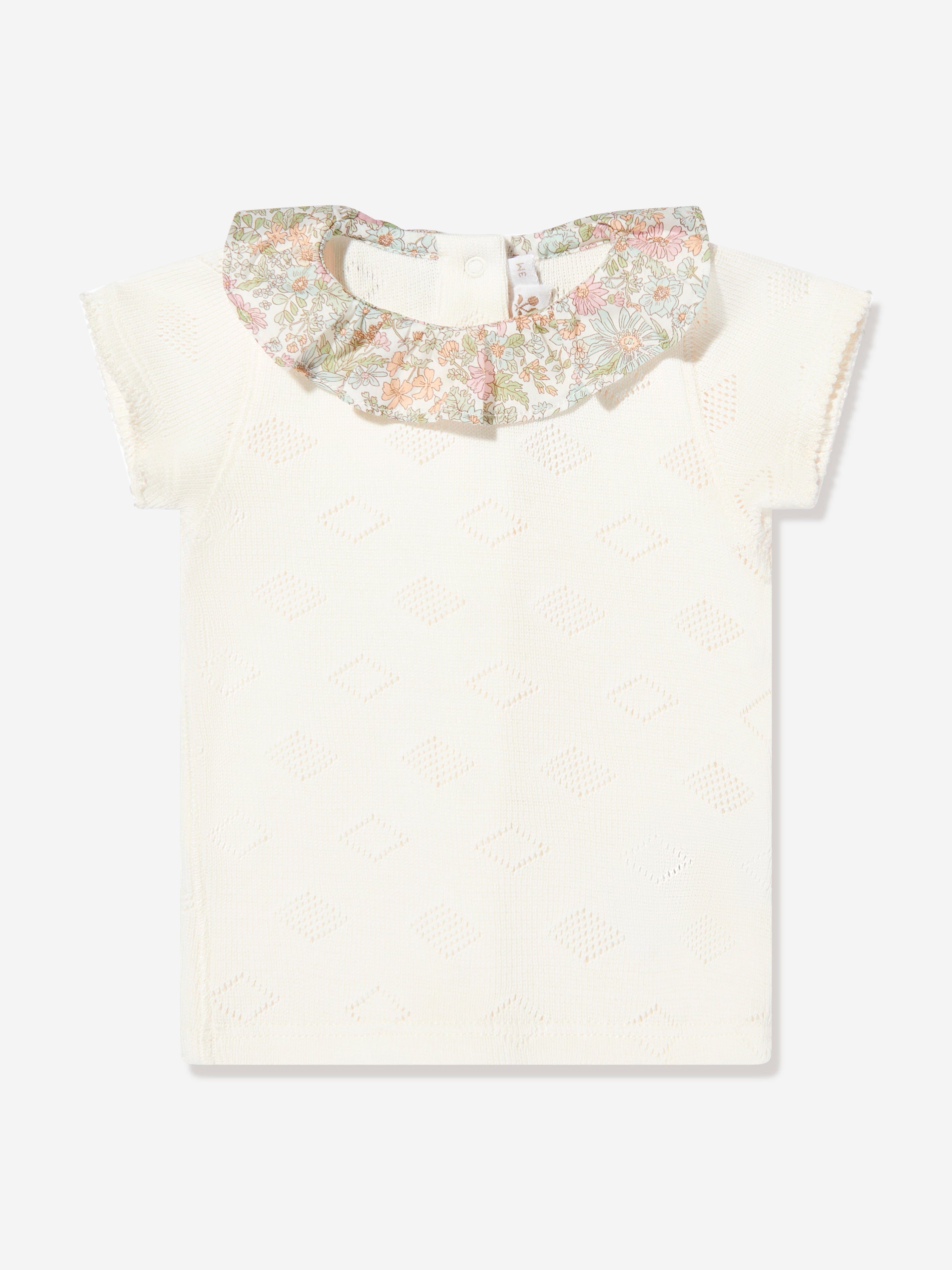 Baby Girls' Ivory Daisie Gift Set - Newborn Outfit, Baby Shower & Christening Present - Perfect for Special Occasions & Photo Shoots