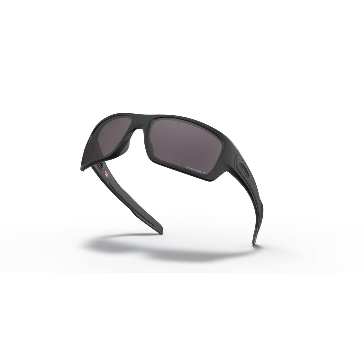 Oakley Turbine Matte Black/Prizm Grey Polarized Sunglasses 0OO9263 926362 - UV Protection for Running, Cycling & Outdoor Sports