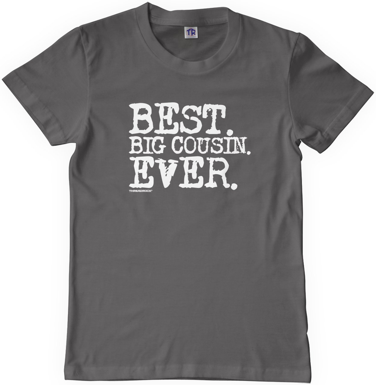 Threadrock Big Boys' Best Big Cousin Ever Youth T-Shirt - Cool Graphic Tee for Teens & Kids - Perfect for School, Sports & Casual Wear