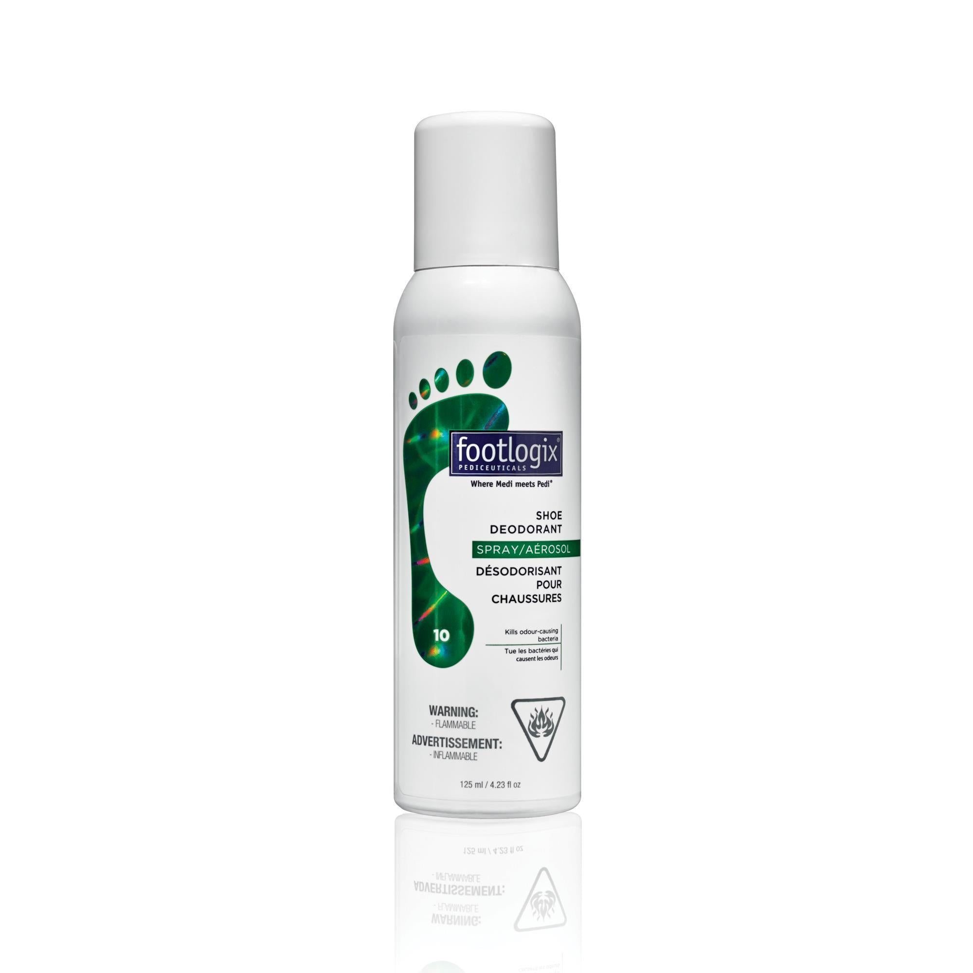 Footlogix Shoe Deodorant Spray 4.2 fl oz - Eliminates Odor & Keeps Shoes Fresh - Perfect for Gym, Sports & Daily Use