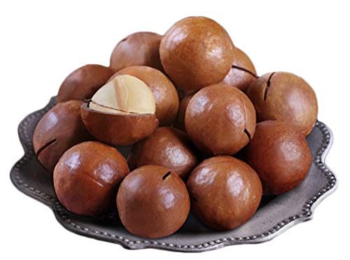Premium Creamy Macadamia Nuts from Hawaii - Unsalted, Unshelled, 100% Natural Snack (120g/4.23oz) - Perfect for Office Snacking, Holiday Gifts & Healthy Lifestyle