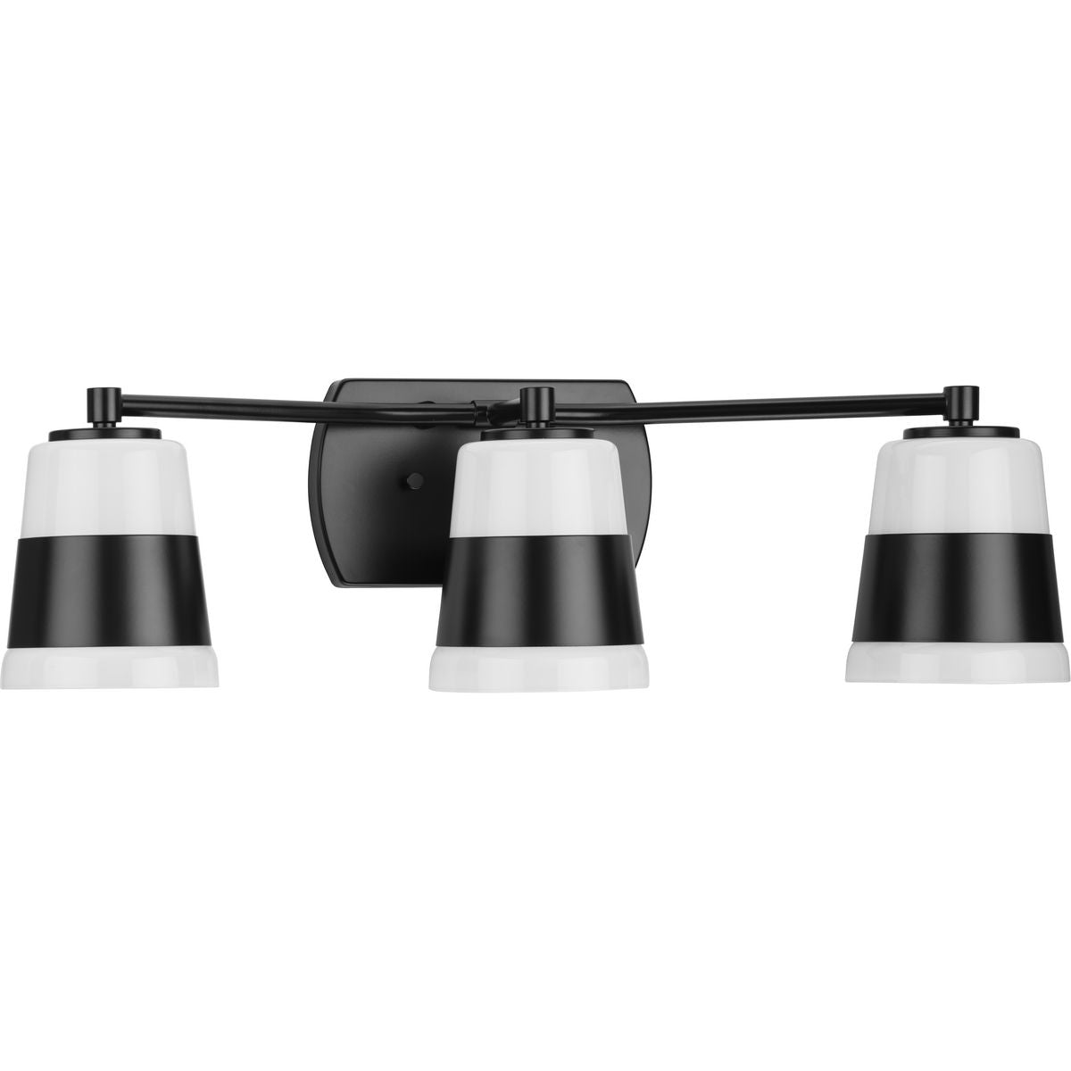 Haven Collection 3-Light Opal Glass Bathroom Vanity Light Fixture - Perfect for Modern Bathrooms, Powder Rooms & Spa-Like Retreats