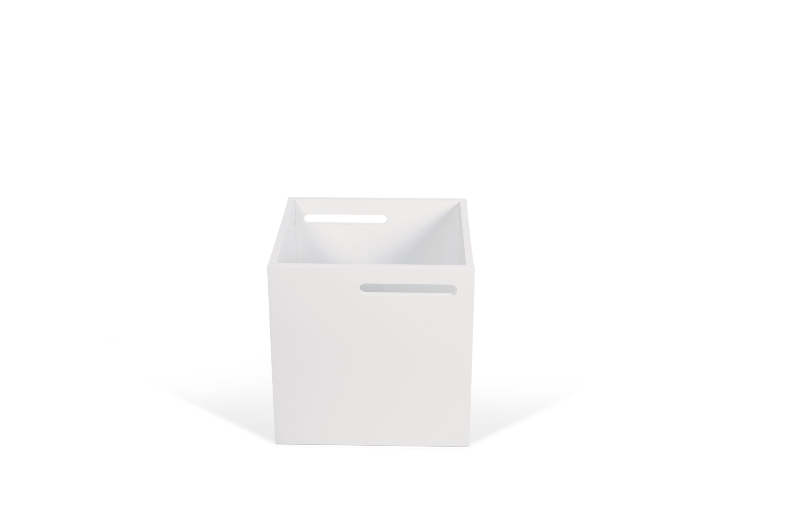 Pure White Shelving Unit Box - Durable Storage Organizer for Home, Office & Garage - Perfect for Books, Toys & Decor