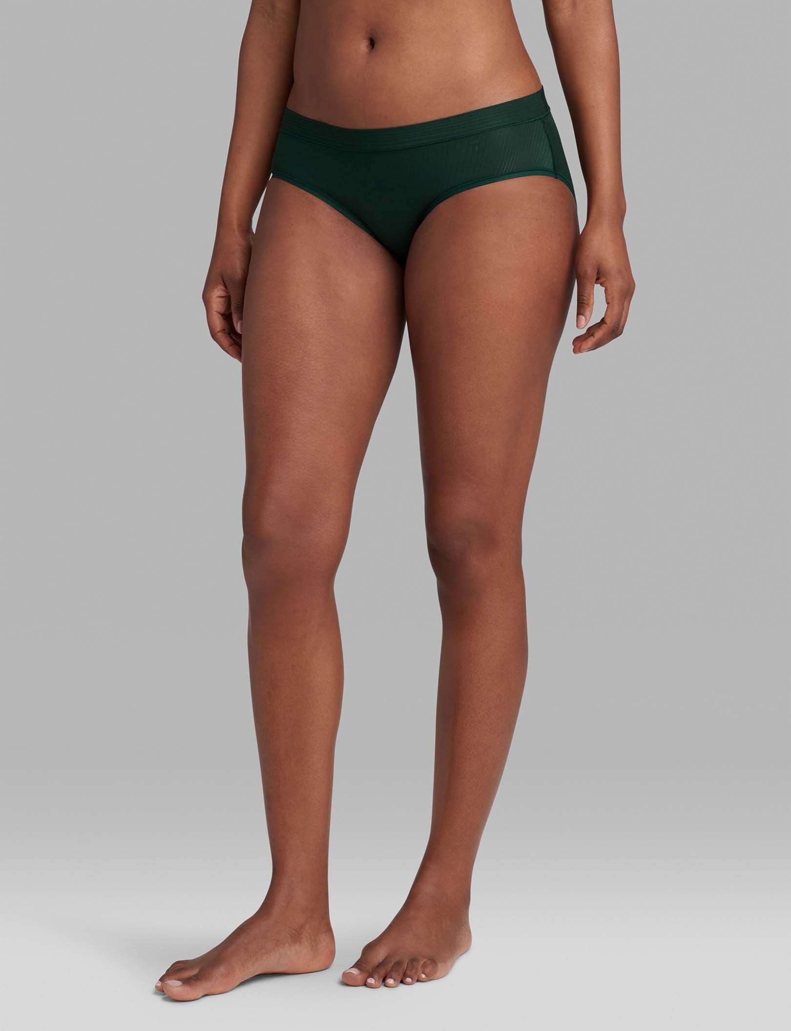 Women's Second Skin Luxe Rib Brief - Ultra Soft Comfortable Underwear for Everyday Wear | Perfect for Yoga, Lounge & Sleep