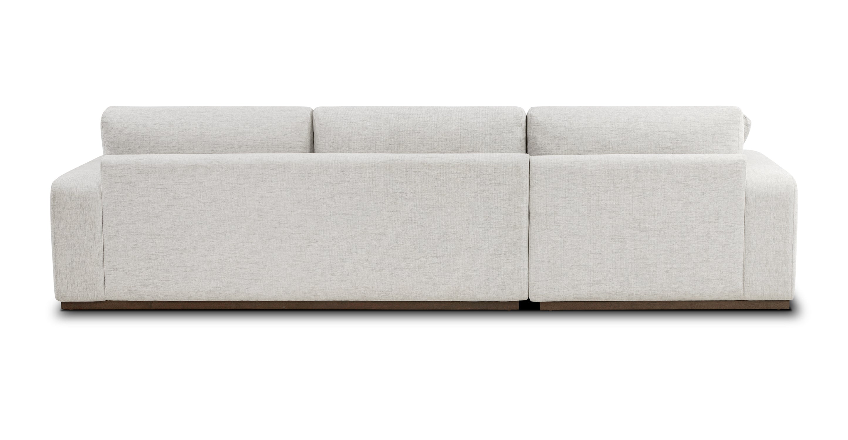 Malaga Left Facing Sectional Sofa - Modern L-Shaped Couch for Living Room, Family Room & Home Theater | Comfortable Fabric Upholstery with Reversible Chaise