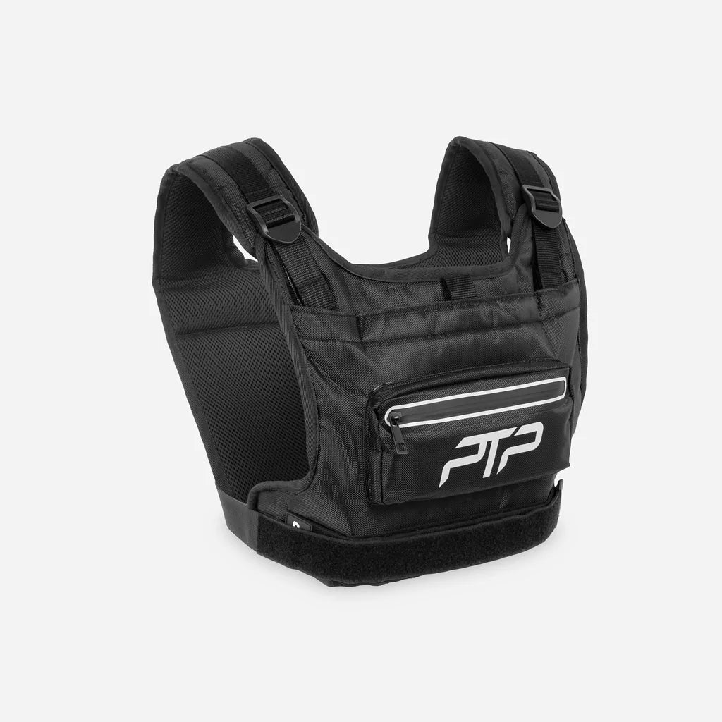 PTP Xgravity Weighted Vest Combo (2x2.5kg) - Black - Fitness Training & CrossFit Workout Gear for Strength Building