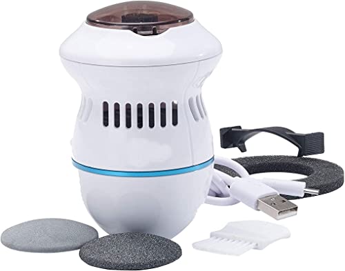 Electric Foot Grinder & Callus Remover for Women - Rechargeable Pedicure Tool with 15-Year Warranty | Cracked Heel Treatment, Dead Skin Removal for Soft Feet at Home Spa & Travel Care