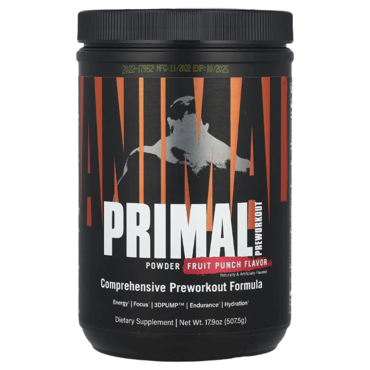 Animal Primal Preworkout Powder 507g - Premium Workout Supplement for Energy & Focus - Ideal for Gym, Bodybuilding & Fitness Training
