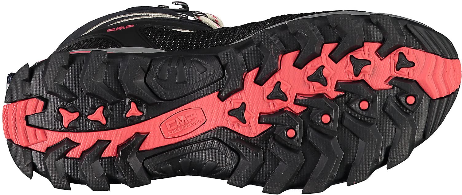CMP Women's Rigel Mid Waterproof Hiking Boots - Lightweight Trekking Shoes for Outdoor Adventures, Trail Walking & Camping