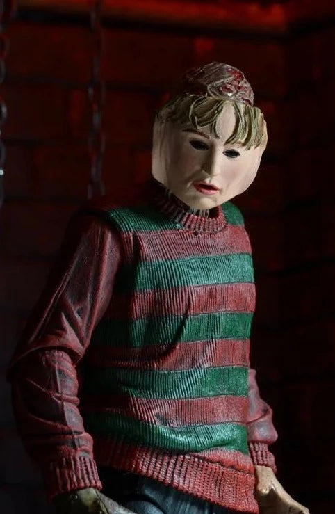 NECA Ultimate Freddy Krueger Action Figure - Nightmare on Elm Street Horror Movie Collectible - Perfect for Halloween Decor & Horror Fan Collections