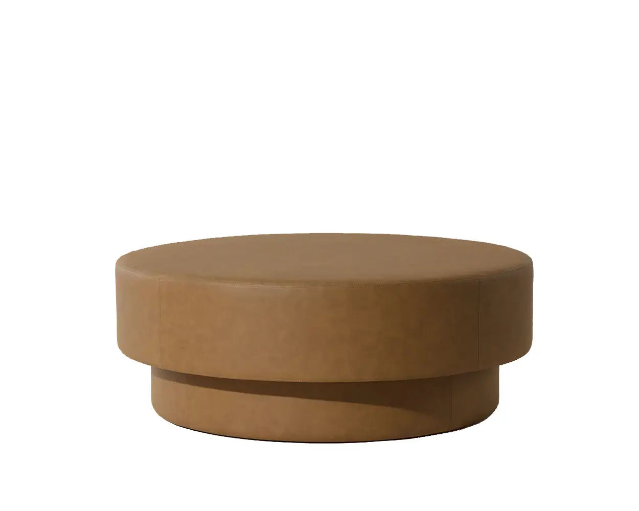 Arlo Ottoman in Milliken Cognac - Modern Storage Bench by Sunpan Furniture (Model 111671) - Perfect for Living Room, Bedroom & Entryway Seating