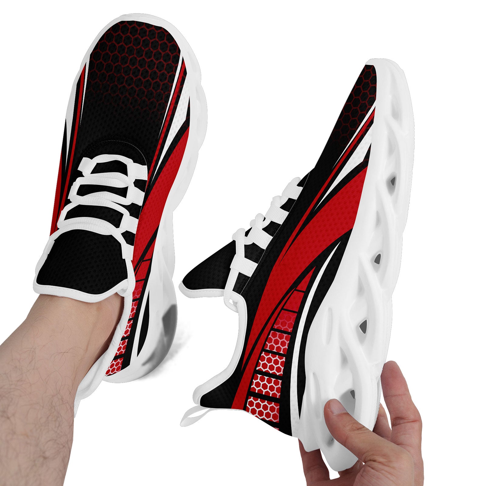 Custom Maxsoul Personalized Sneakers - Breathable Lightweight Running Shoes for Men & Women | Gym Workout, Jogging, Casual Wear (Style: FN003 E025022, Size 8)