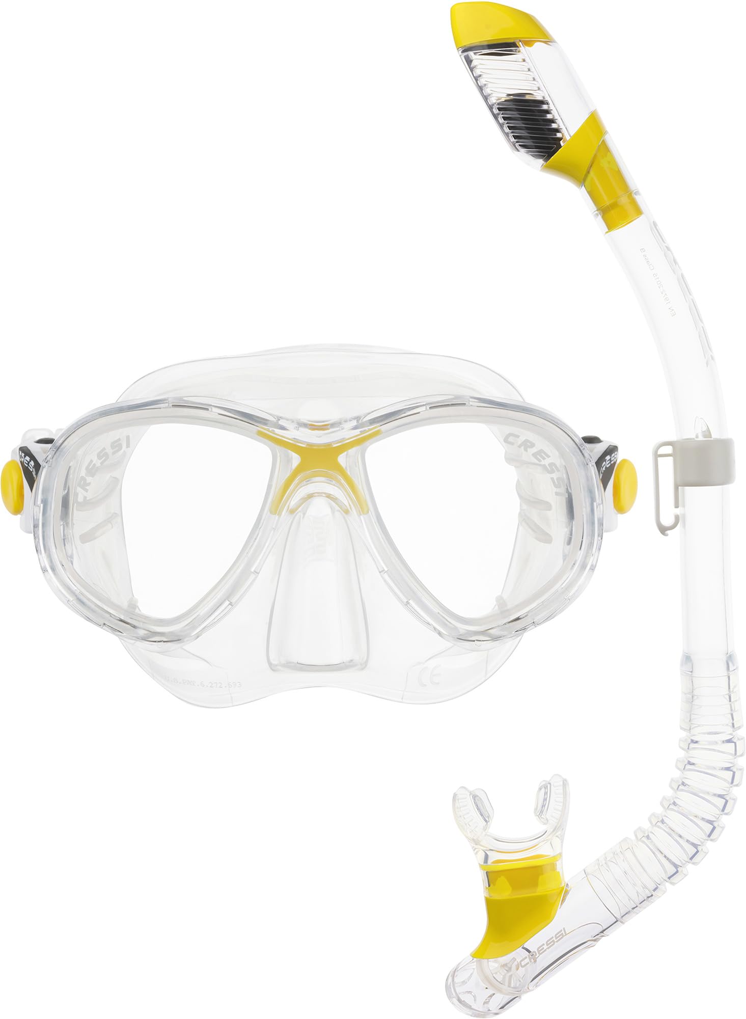 Cressi Kids Snorkel Mask & Dry Snorkel Set - Marea Jr for Swimming & Snorkeling