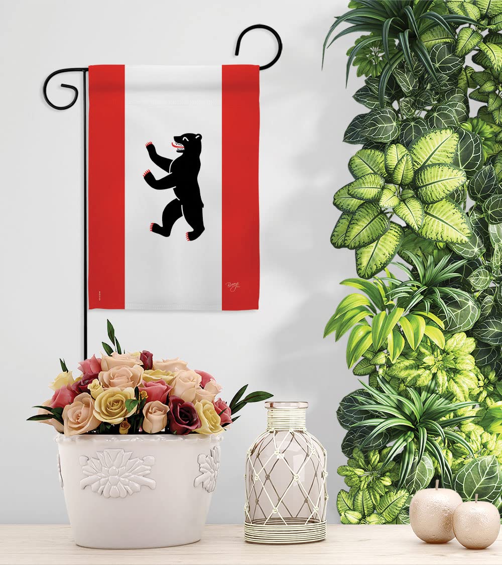 Berlin Garden Flag Set - Double-Sided House Decoration for Yard & Gift