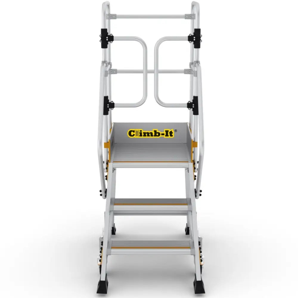 Climb It Weight Reactive Safety Steps - Non-Slip Ladder for Home & Construction Use | Heavy Duty Step Stool for Indoor & Outdoor Projects