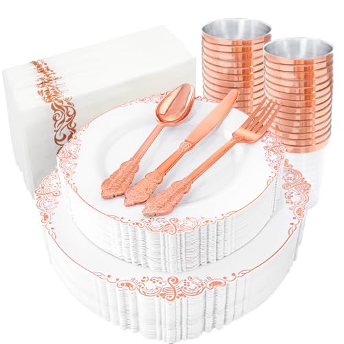 White and Rose Gold