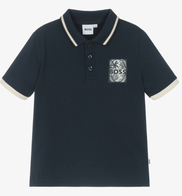 HUGO BOSS Men's Classic Fit Short Sleeve Polo Shirt - Breathable Cotton, Slim Fit Casual Top for Golf, Business & Summer Wear (Size 4 10A)
