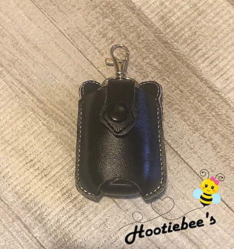 Bear-Shaped Hand Sanitizer Holder & Lip Balm Clip - Cute Keychain Accessory for Purse, Backpack, Gym Bag and Outdoor Activities