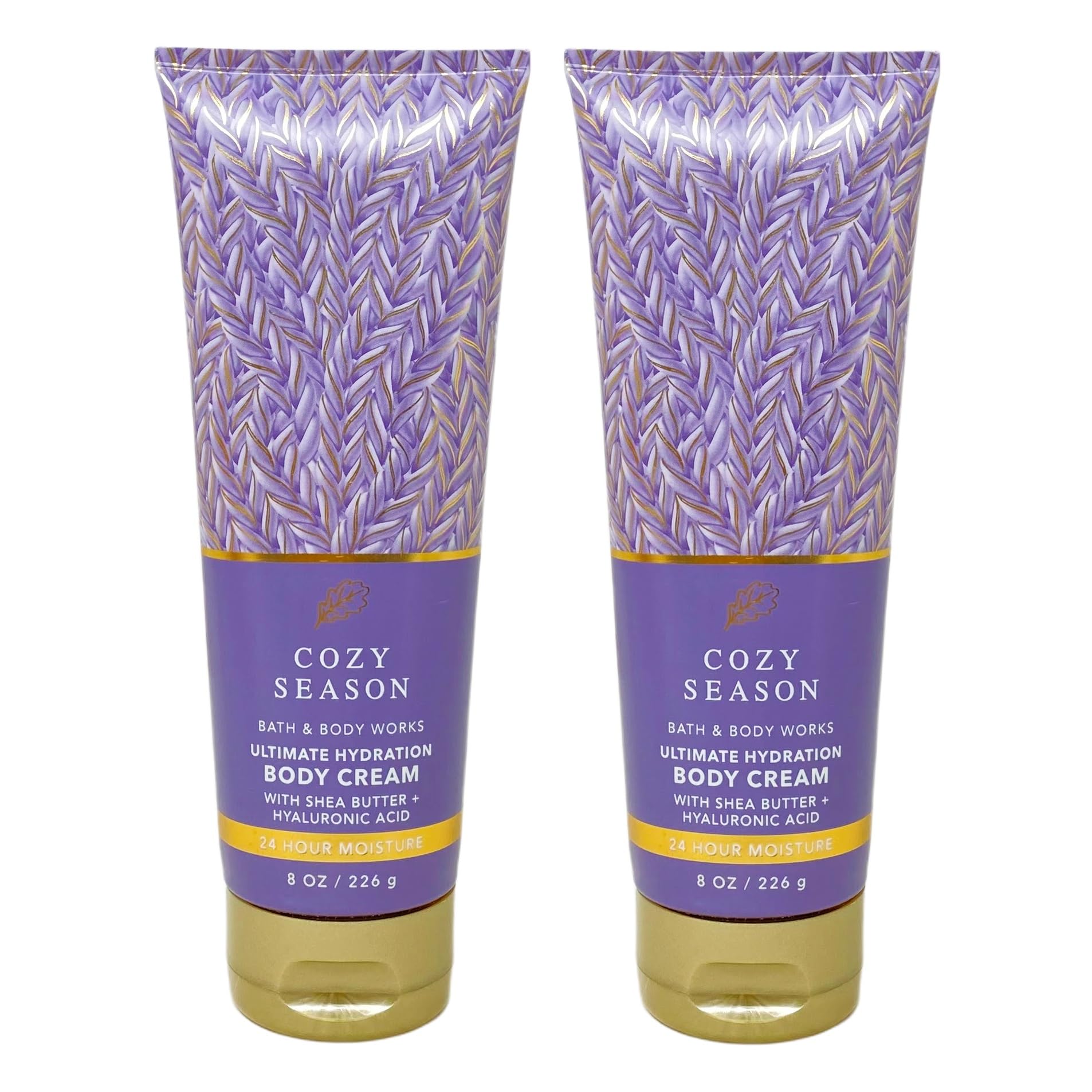 Bath & Body Works Cozy Season Body Cream Value Pack - 2 Pack (8 oz / 226 g Each) | Ultra Hydrating Moisturizer for Dry Skin | Perfect for Winter Skincare & Gift Giving