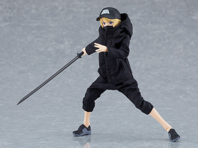 Figma #524 Female Techwear Outfit Body (Yuki) - Anime Action Figure for Collectors & Display - Perfect for Cosplay, Photography & Gaming Setups