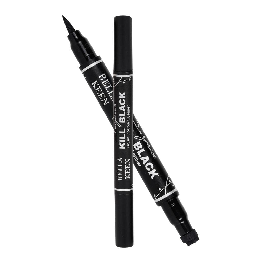 Bella Keen Tattoo Pen Eyeliner - Waterproof & Long Lasting Liquid Eyeliner for Precise Winged Liner - Perfect for Daily Makeup, Parties & Special Occasions