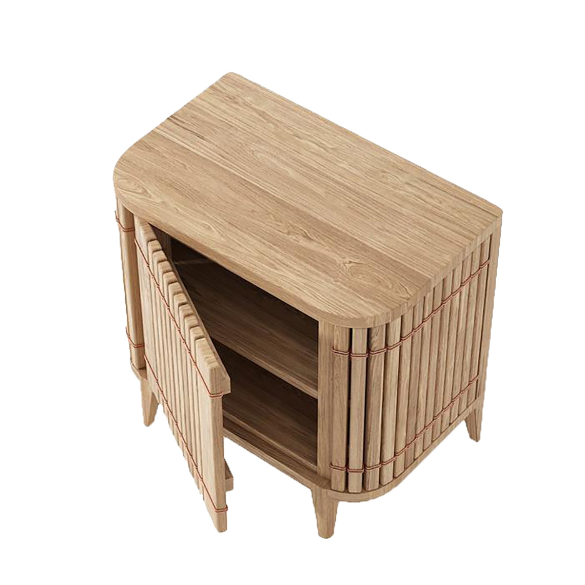 Koppar Side Table with Left Hinges - Modern End Table for Living Room, Bedroom, or Office - Perfect for Small Spaces & Home Decor