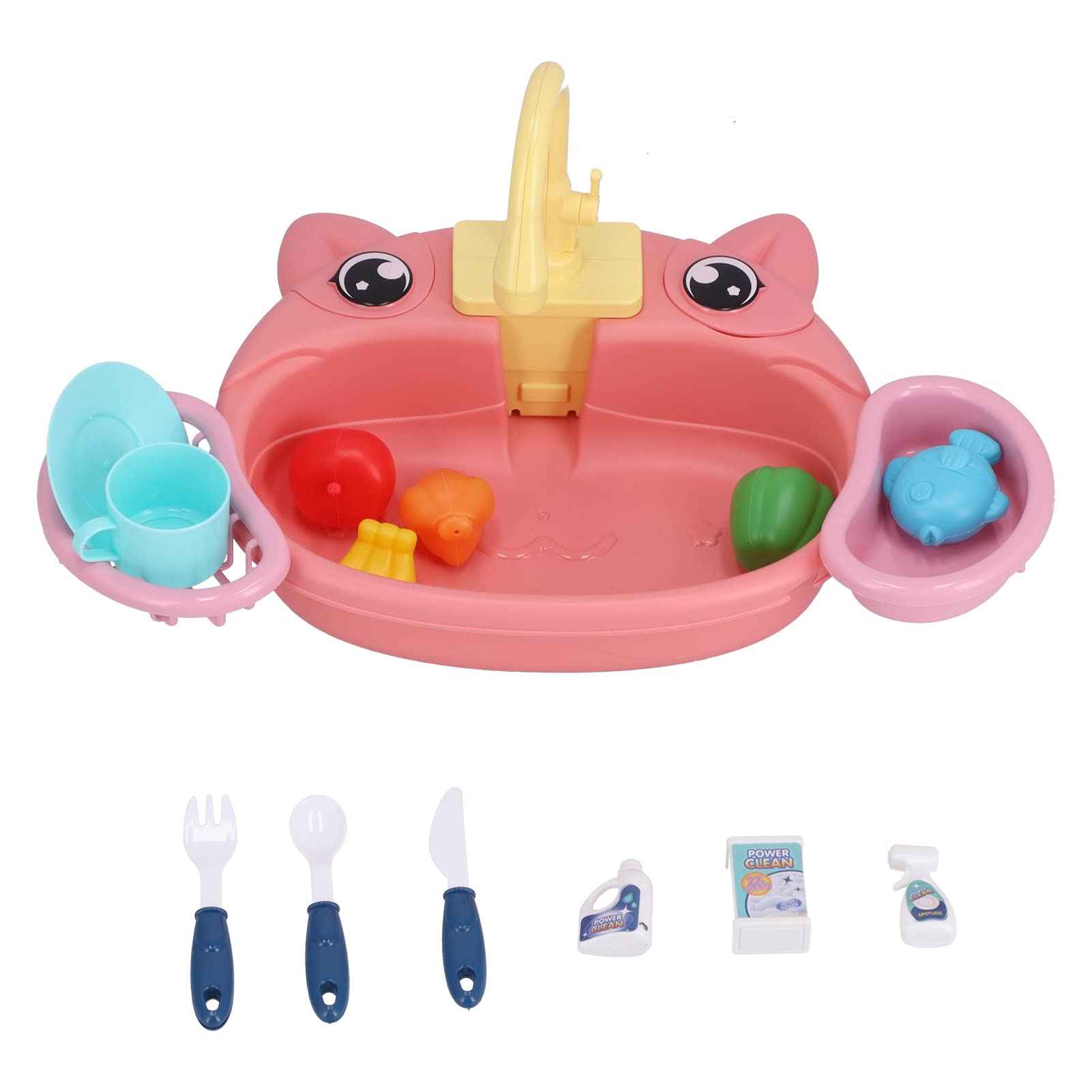 ABS Kids Kitchen Sink Toy - Play Dishwasher for Toddlers, Bath & Outdoor Fun