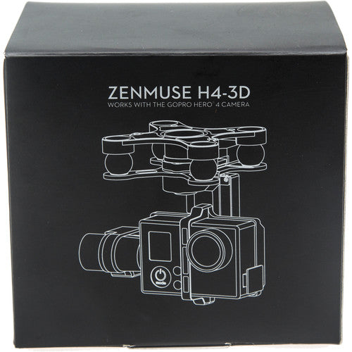 DJI Zenmuse H4 3D Gimbal Stabilizer for GoPro HERO4 Black Camera - Professional 3-Axis Handheld Stabilizer for Smooth Aerial & Action Videography