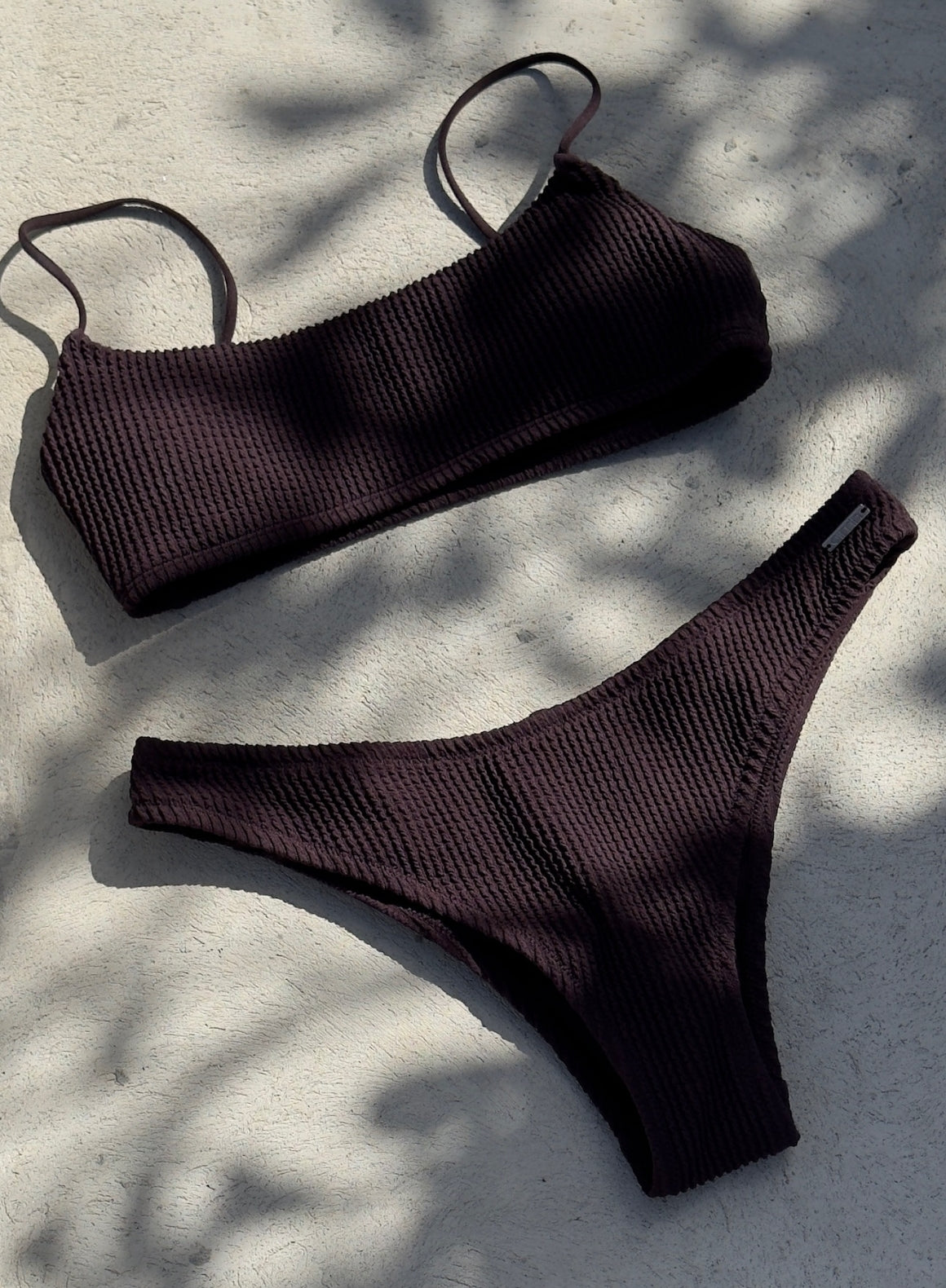 Cacao Capri U-Shape Bikini Bottom - High Waisted Swimwear for Women | Perfect for Beach, Pool & Summer Vacations