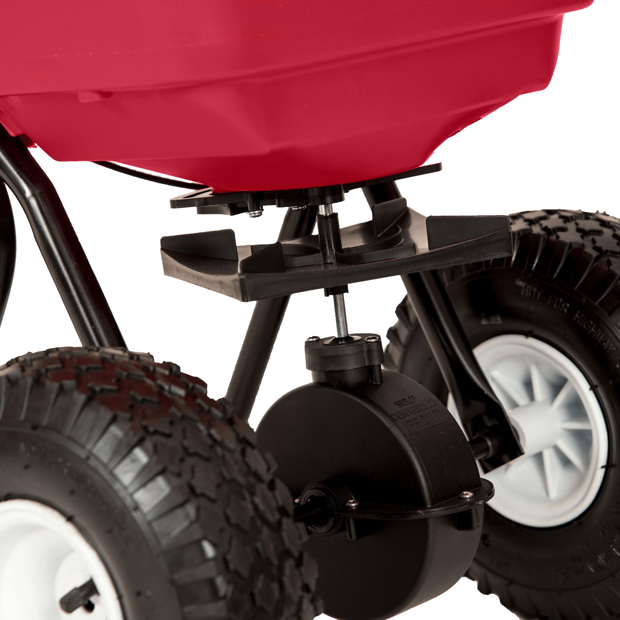 Earthway 2050P Commercial Broadcast Spreader - 80 Lbs Hopper with Durable Pneumatic Tires - Professional Lawn & Garden Fertilizer Spreader for Large Yards, Golf Courses & Landscaping