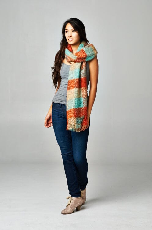 Stylish Cheryl Plaid Scarf - Soft Winter Fashion Accessory for Women | Perfect for Cold Weather, Outdoor Activities & Holiday Outfits