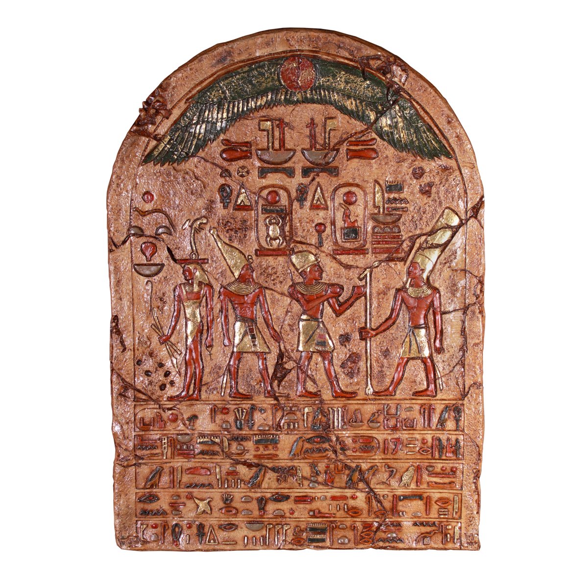 Design Toscano Egyptian Grand-Scale Ceremonial Wall Sculpture - Ancient Egypt Decor for Home, Office & Museum Displays