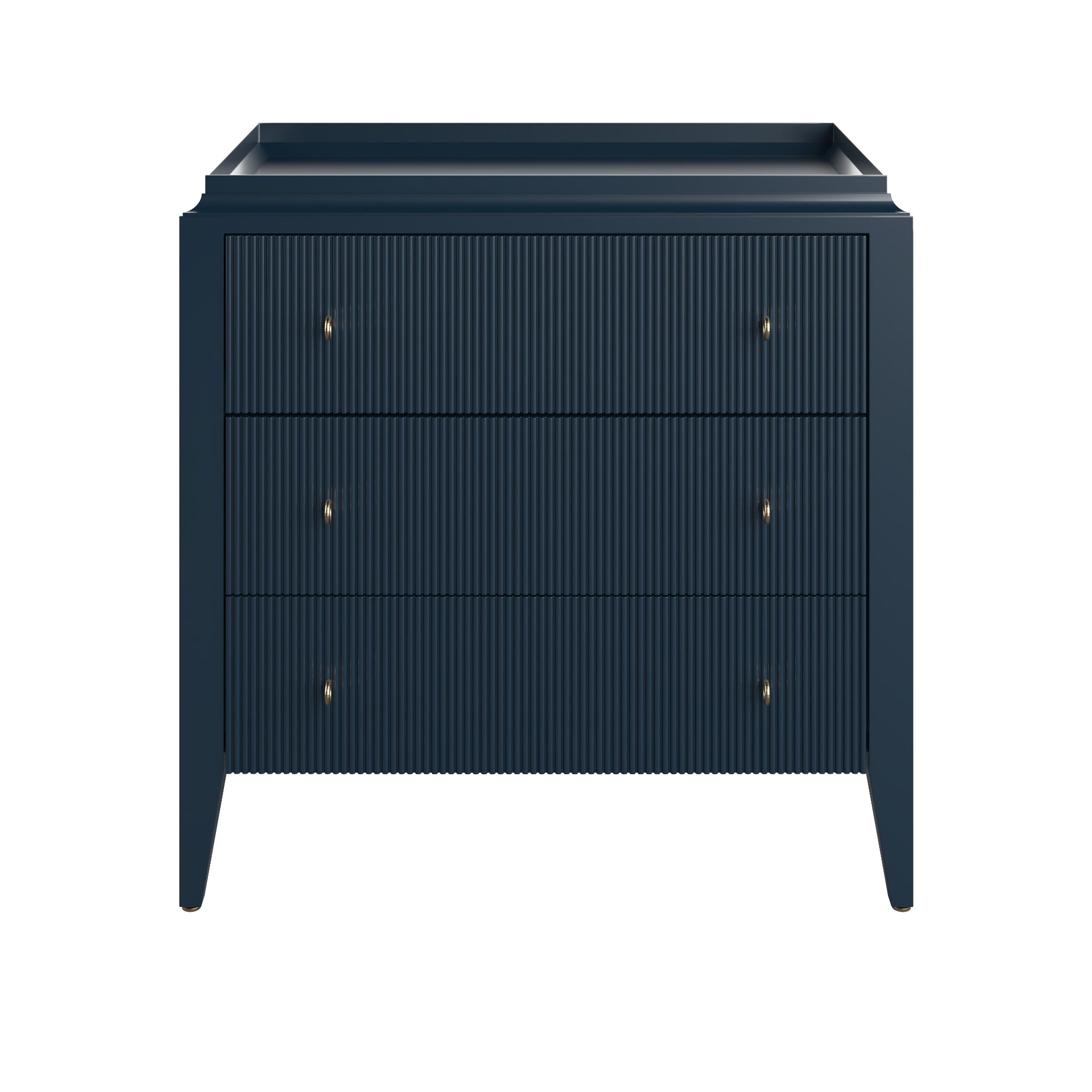 Custom Hand-Painted Wooden 3-Drawer Cottage Chest - Vintage Farmhouse Storage for Bedroom, Living Room & Entryway