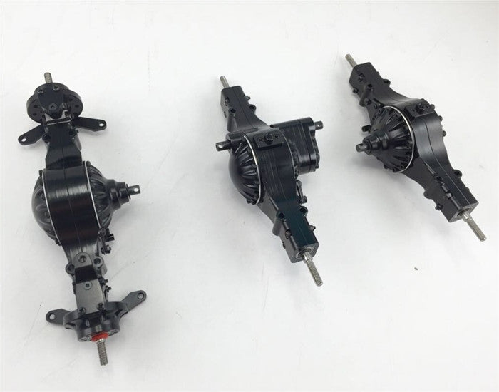1/14 Scale 4x4 6x6 8x8 Metal Differential Front & Rear Axle Assembly for TAMIYA Tractor Truck DIY RC Cars - Perfect for Model Dump Trucks, Off-Road Vehicles & Crawler Projects