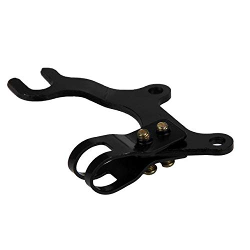 Adjustable Bike Disc Brake Bracket Mount - Universal Rear Basket Holder for Bicycle Accessories - Perfect for Commuting, Grocery Shopping & Outdoor Cycling
