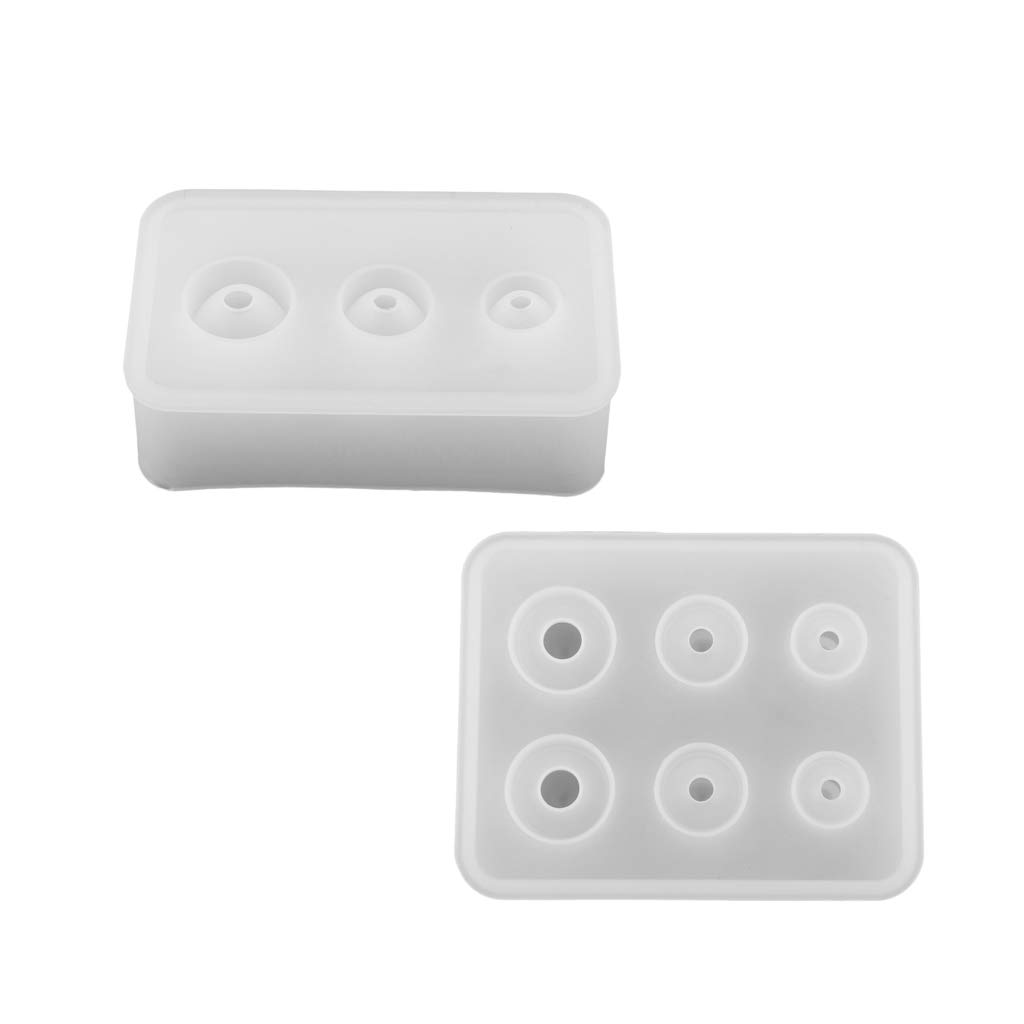 2-Style Silicone Egg Molds for Cake & Resin Casting - Baking & DIY Crafts